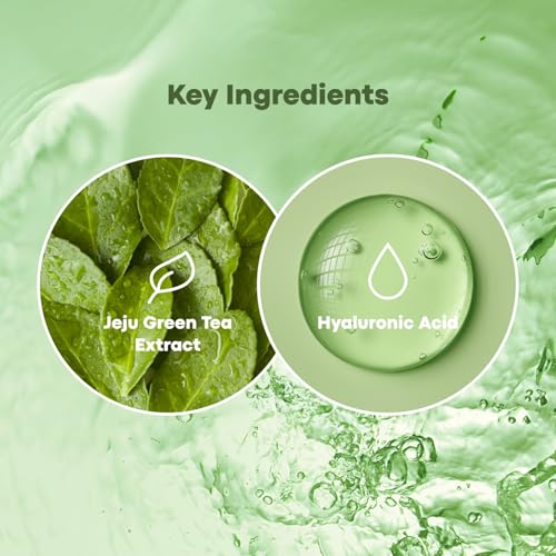 TONYMOLY THE CHOK CHOK GREEN TEA WATERY SKIN, 180ml Toner, Hydrating Finish, Green Tea Extract, Soothing, Lightweight, Korean Skincare