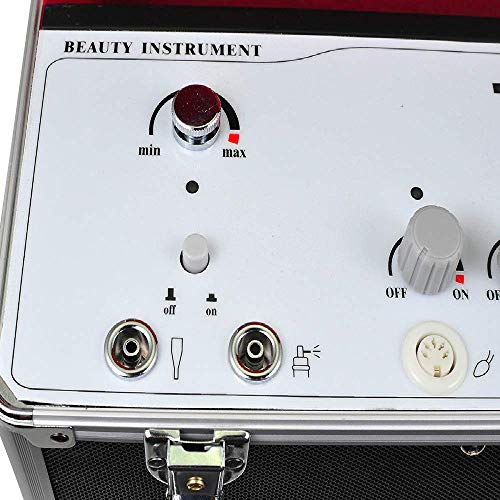 ZZYYZZ Portable 5 in 1 Multifunction Facial Machine Galvanic, High Frequency Galvanic Facial Brush, Massage Brush, Vacuum Extractor, Spray Diffuser