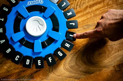 USAOPOLY TAPPLE® Word Game | Fast-Paced Family Board Game | Choose a Category & Race Against The Timer to be The Last Player | Learning Game Great for All Ages