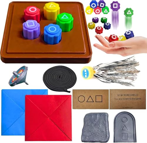 Korean Folk Game Set – Traditional Korean Play Games including Jebi Chagi, Gonggi, Biseokchigi, Paeng-i, and Ddakji. Perfect for Family Travel and Fun