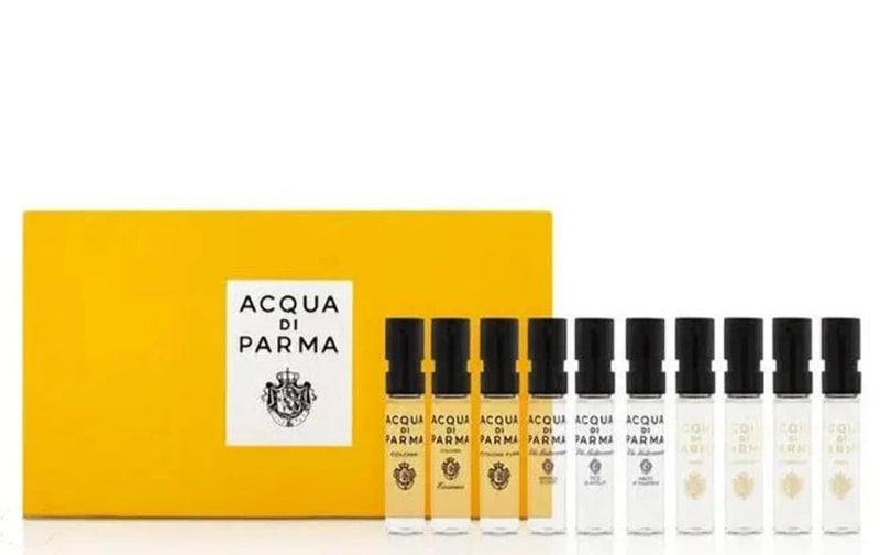 ACQUA DI PARMA ESSENTIAL FRAGRANCE DISCOVERY SET 10PC (10 X 1.5ML SPRAYS)