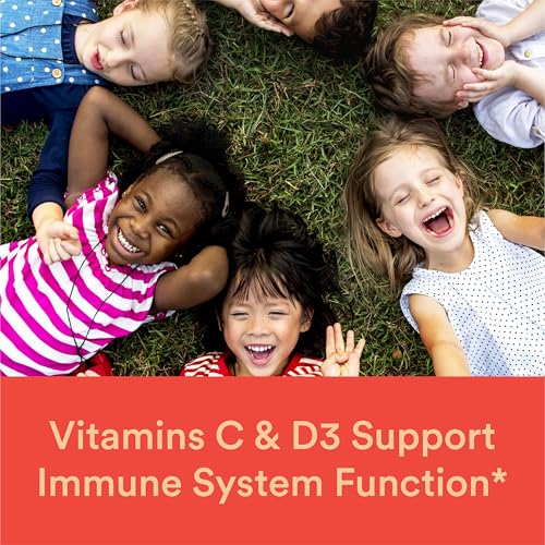 SmartyPants Kids Formula Daily Gummy Multivitamin: Vitamin C, D3, and Zinc for Immunity, Gluten Free, Omega 3 Fish Oil (DHA/EPA), Vitamin B6, B12, 120 Count (30 Day Supply)