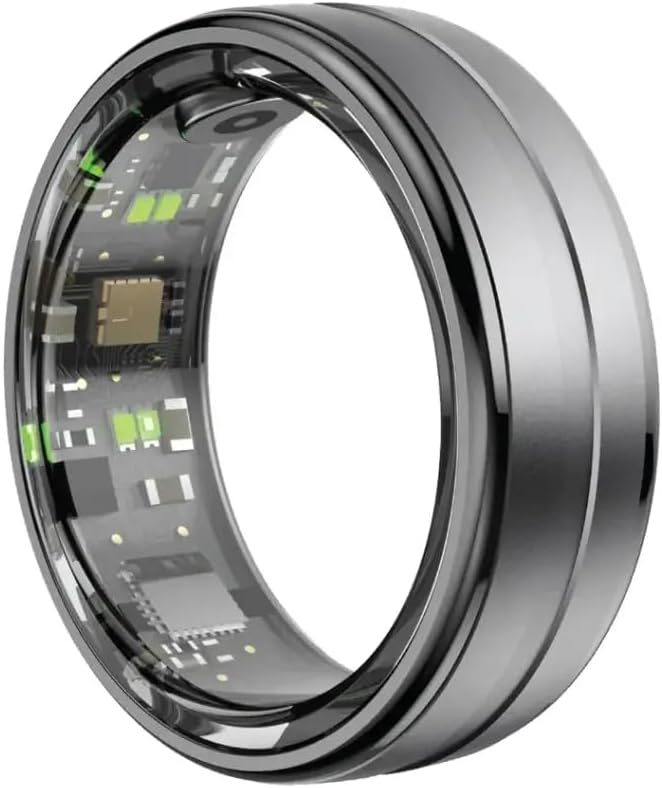 Green Lion Smart Health Tracker Ring Size 10 - Black