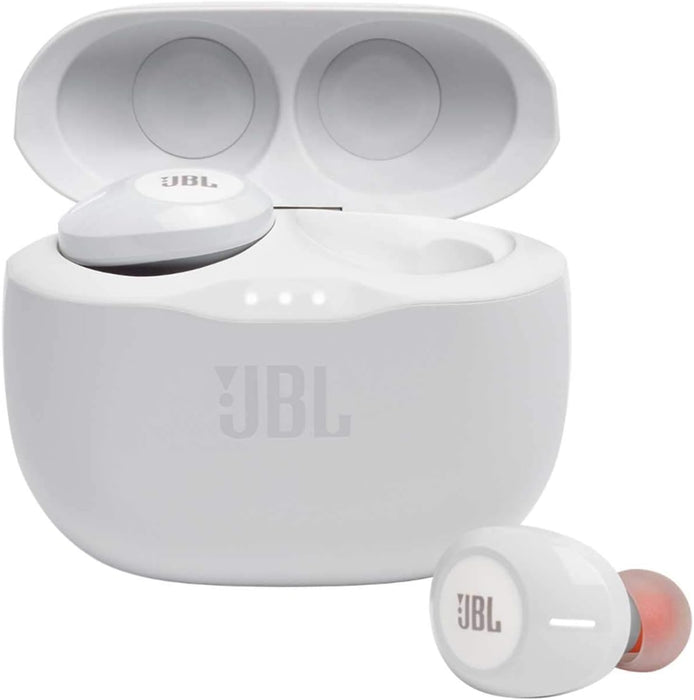 JBL Tune 125TWS True Wireless In-Ear Headphones - JBL Pure Bass Sound, 32H Battery, Bluetooth, Fast Pair, Comfortable, Wireless Calls, Music, Native Voice Assistant, Android and iOs Compatible (Black)