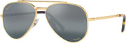 Rb3625 New Aviator Sunglasses - Legend Gold/Polarized Clear Gradient Dark Blue