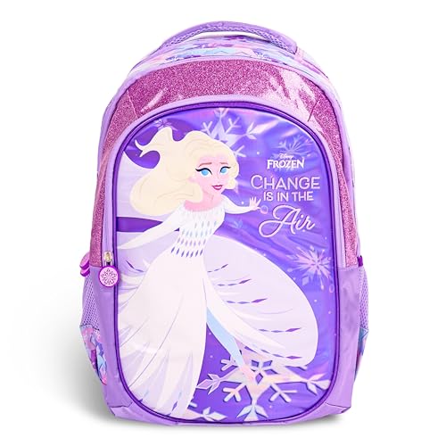 TRUCARE Disney Frozen 18 Inch Kids School Bag - Ergonomic Backpack Lightweight, Durable, Students 6+ - Perfect for Travel & School,For Girls