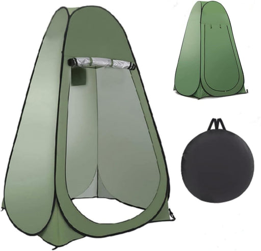 SKY-TOUCH Outdoor Changing Clothes Tent, Pop Up Shower, Portable Folding Toilet With Carry Bag, Beach Dressing Room, Suitable for Camping/Beach - cranberry 120*190cm