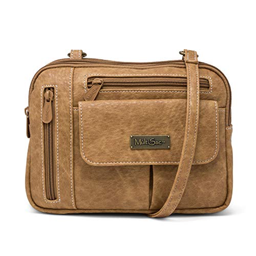 MultiSac Zippy Triple Compartment Crossbody Bag