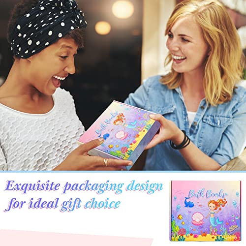 2 Pcs Mermaid for Kids | Kids Organic Cartoon Shell Star Whale for Girls Women,6 Pieces Gift Set for Holiday Christmas Birthday Valentine's Day