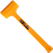 Tolsen 2lb Yellow Dead Blow Mallet, Anti-skid Rubber Handle, Double Face Hammer, Installing Tool Kit, Hand Tools, Soft Durable Grip for Home Improvement, Construction Work