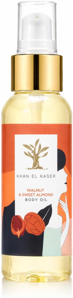 Glow Body Oil 100ml Inspired by Good Girl Perfume Lightweight Moisturizing Oil Radiant Hydration for Soft, Glowing & Smooth Skin - Walnut & Sweet Almond