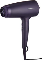 Philips Advanced Drycare Pro Hairdryer, 2200 W, Black, BHD274/03, 2 Years Warranty - BHD340/13, Purple