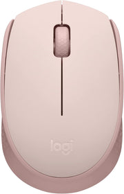 Logitech M171 Wireless MoUSe, 2.4 Ghz With USb Mini Receiver, Optical Tracking, 12-Months Battery Life, AmbidextroUS Pc/Mac/Laptop - Black - Wireless Mouse Rose