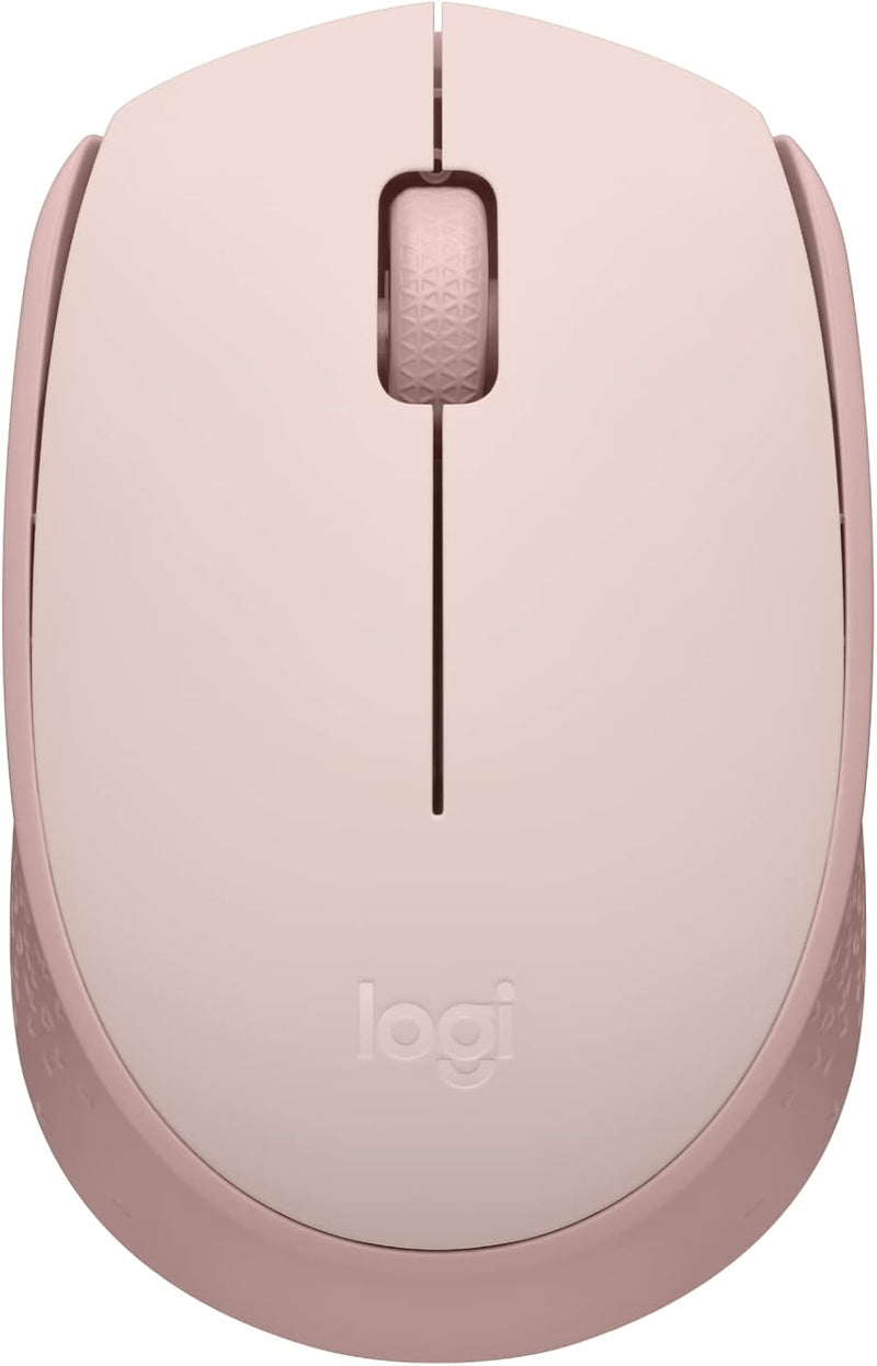 Logitech M171 Wireless MoUSe, 2.4 Ghz With USb Mini Receiver, Optical Tracking, 12-Months Battery Life, AmbidextroUS Pc/Mac/Laptop - Black - Wireless Mouse Rose