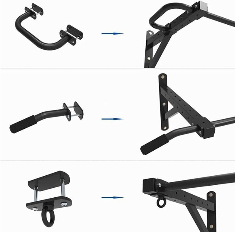 ESPRIT KIDS ZGMCGD Exercise Machine Attachments Gym Accessories Steel Indoor Wall Horizontal Bar Multifunctional Extension Parts 3 Styles Functional Small Pieces Of Muscle Training ZGMCGD Equipment