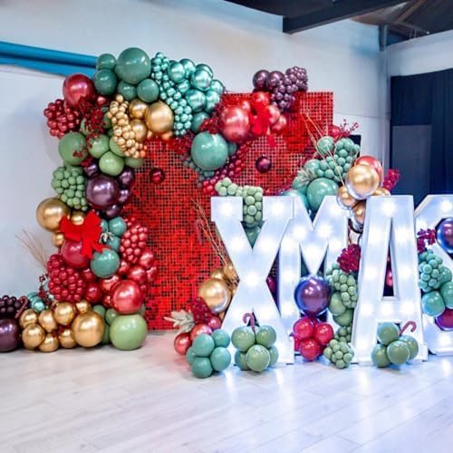 Light Green Sequin Backdrop 3ftx6ft Shimmer Wall Backdrop Panels Sequin Sparkly Christmas Background for Wedding Anniversary Birthday Bridal Shower Decorations