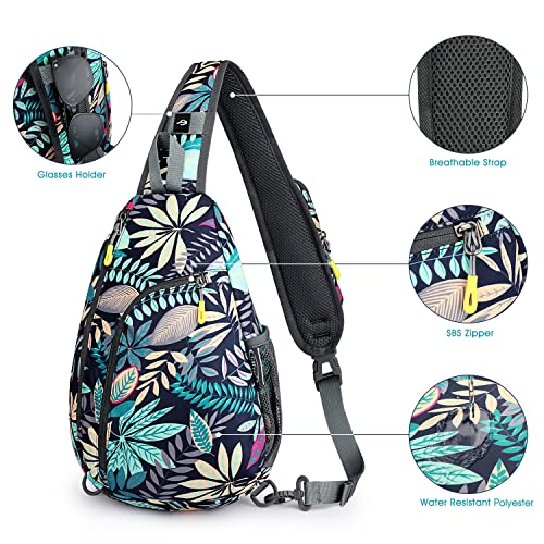 G4Free Small Sling Bag Shoulder Backpacks Gym Bags Chest Rucksack Crossbody Daypacks for Hiking Outdoor