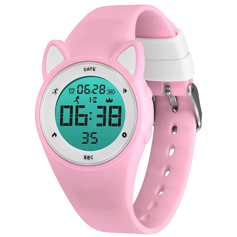 Masroo Kids Watches Digital Sport Watch for Girls Boys, Fitness Tracker with Alarm Clock, Stopwatch, No App Waterproof Watches for Teens Students Ages 5-12