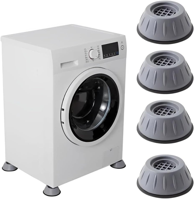 HEXAR Anti Vibration Pads for Washing Machine Shockpads for Washer Dryer Anti-Vibration Pads, Anti Slip Vibration And Noise Reducing Rubber Feet Pads for Washing Machine 4pc Set