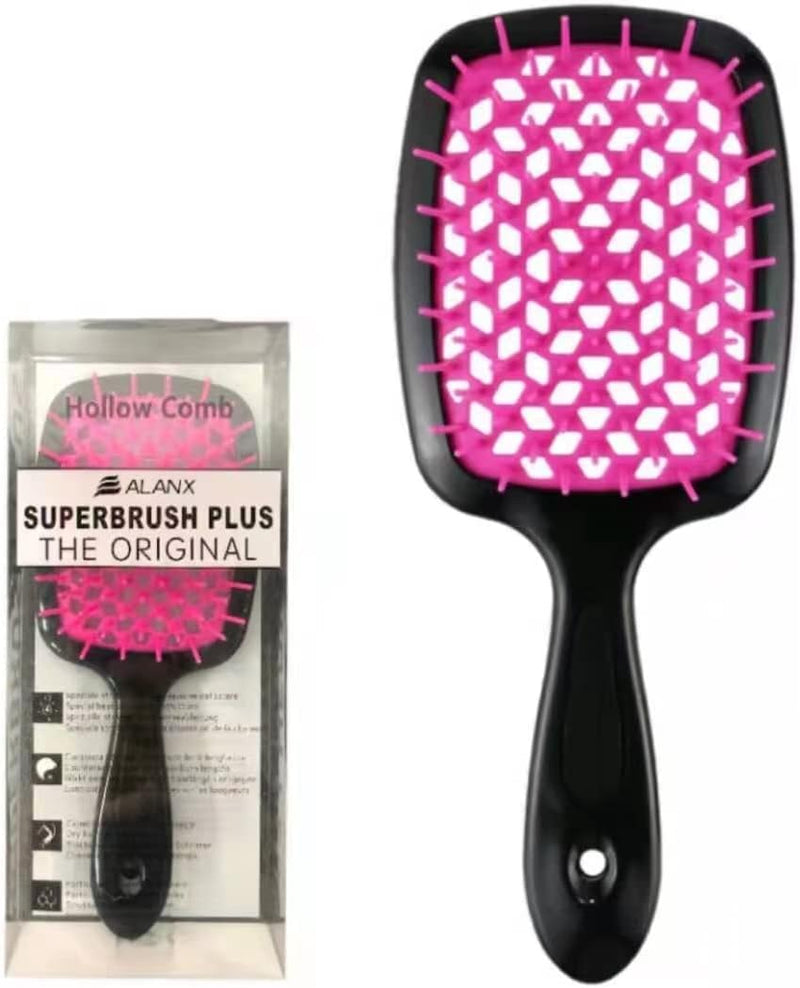 ALANX Detangler Hairbrush ï¼ŒMassage Curl Combï¼ŒDetangling Hair Brush for Women, Girls and Kids for Wet, Dryï¼ŒFine, Curly, Thick and Long Hair (WHITE/YELLOW)