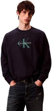 mens Ls eu 350terry monol Sweatshirts (pack of 1) - Dark Sapphire