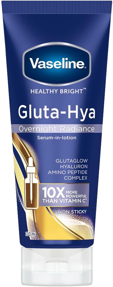 Gluta-Hya Overnight Radiance, Serum-In-Lotion, Boosted With Amino Peptide, 200ml