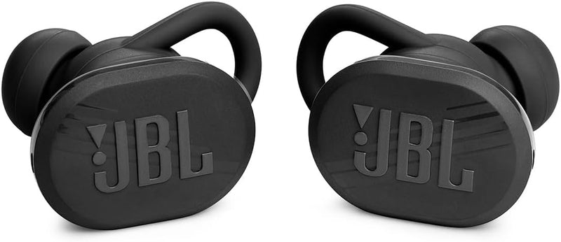 JBL Endurance Race TWS - Waterproof true wireless active sport earbuds, JBL Pure Bass Sound, Up to 30 hours of battery life, IP67 Waterproof and Dustproof, Ambient Aware & TalkThru (Black)