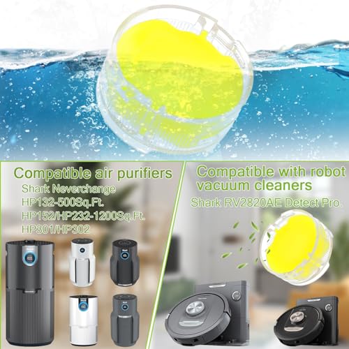 EPLZON Odor Neutralizer Cartridge Replacement for Shark AZ3000 AZ3002 HZ3000 HZ3002 HZ702 IZ862H IZ562H ZD550 ZU102 LA702 Odor Elimination Replacement 1541FC3000(Pack of 4pcs,Orange)