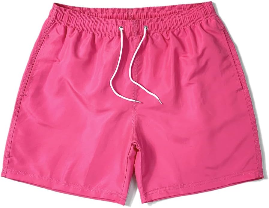 BananaHome Men's Swim Trunks Quick Dry Beach Shorts with Pockets and Mesh Lining, Dry Swim Trunk, Casual Sports Lightweight Swimsuit