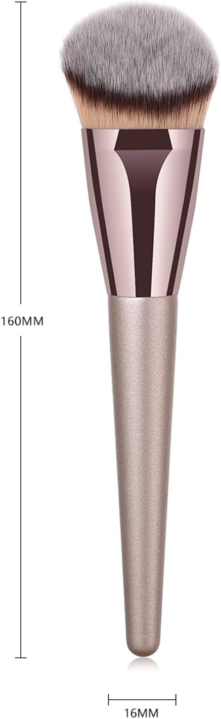 Acivin Professional Angled Foundation Brush Premium Synthetic Kabuki Makeup Brush Bronzer Contour Brush Cosmetic Applicator for Blending Liquid Powder BB Cream Vegan Brochas de Maquillaje
