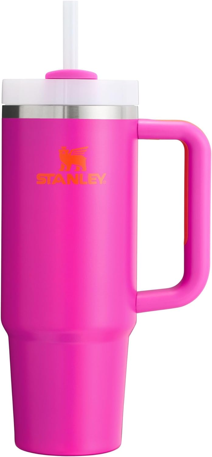 Stanley Quencher H2.0 Tumbler with Handle & Straw 40 oz | Twist On 3-Way Lid | Cupholder Compatible for Travel | Insulated Stainless Steel Cup | BPA-Free | Seafoam