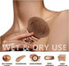 Purfex Makeup Bursh for Body-Extra Large Self Tanner for Bronzer& Full-Body Blending,Wide-Headed Kabuki Brush with Ergonomic Handle For Even Coverage (Golden)