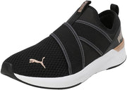 Softride Harli Slip on Wns womens Shoes - PUMA Black-PUMA White-PUMA Gold