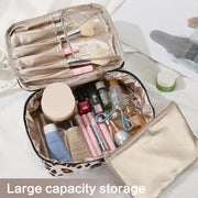 Queboom Travel Makeup Bag Cosmetic Bag Makeup Bag Toiletry bag for women and girls