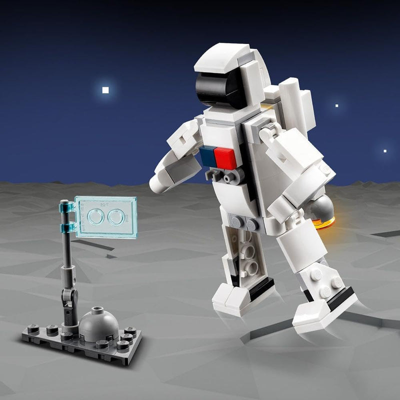 Creator 3 in 1 Space Shuttle, Astronaut and Spaceship, Building Block Kids Toy, Age 6+, 31134 (144 pieces) - Single