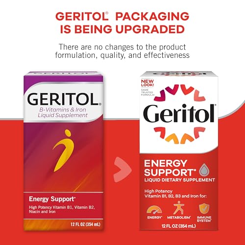 Geritol High Potency Vitamin & Iron Supplement, With Ferrex Tonic, 12 Fl Oz