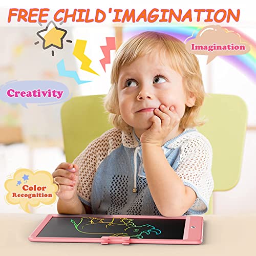Kaihery LCD Writing Tablet for Kids,10 Inch Large Screen Doodle Board Writing Pad,Colorful Erasable Electronic Drawing Writing Pads, Educational and Learning Girls Gifts Toys for 3-8 Year Old