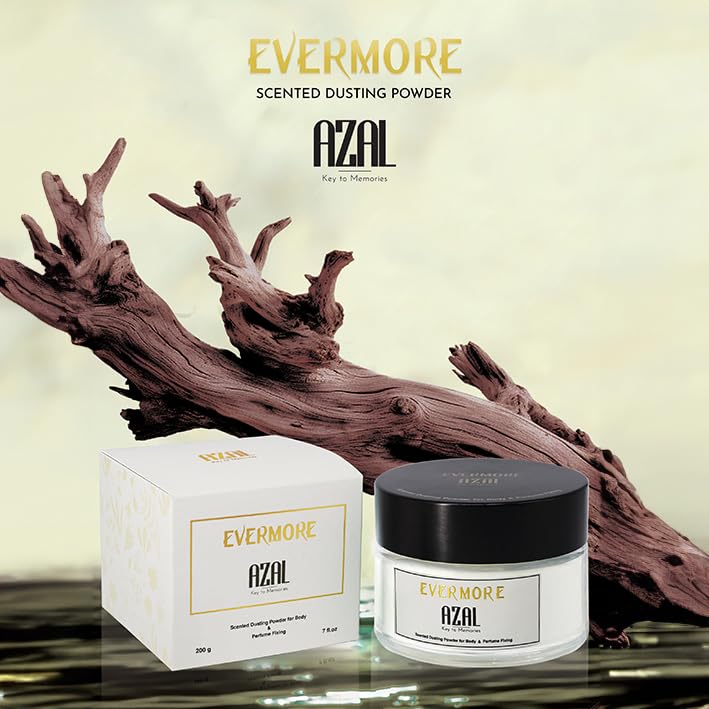 AZAL EVERMORE SCENTED DUSTING POWDER 200GM
