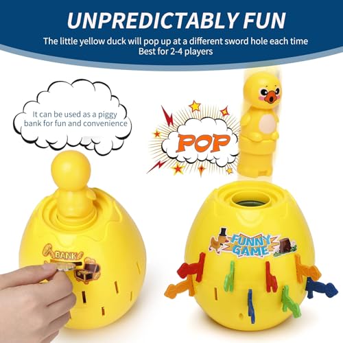 MAKINGTEC Pop Up Kids Game, Dinosaur Action Board Game Family Fun Activity Preschool Children's Game Classic Board Game Toddler Action Game or 3 4 5 6 7 8 9 10 11 Year Old Boys Girls Children Toddlers