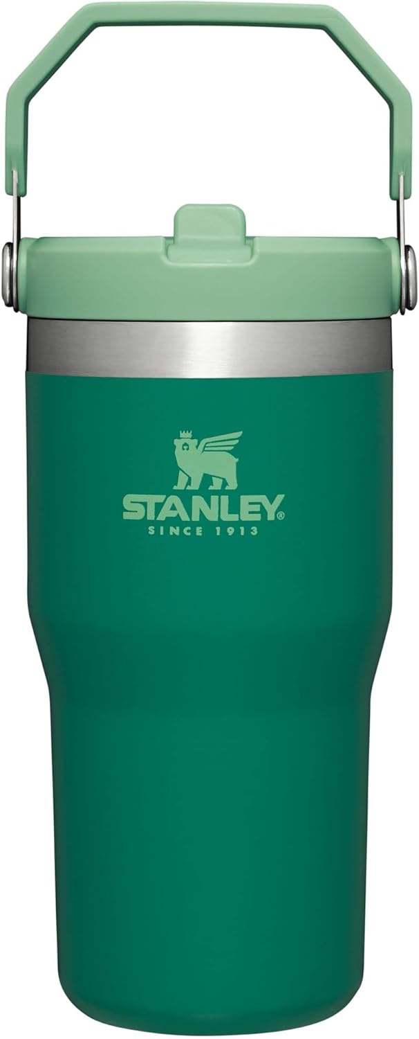 Stanley IceFlow Stainless Steel Tumbler with Straw - Vacuum Insulated Water Bottle for Home, Office or Car - Reusable Cup with Straw Leakproof Flip - Cold for 12 Hours or Iced for 2 Days