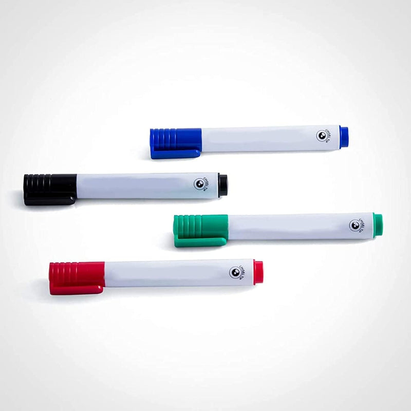 Fitto Whiteboard Marker Set - Pack Of 4, With Fine Tip