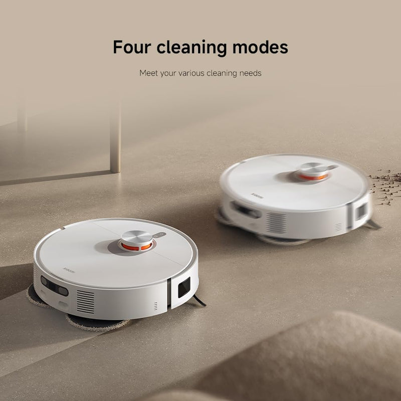 Xiaomi Robot Vacuum X20 Pro with 7000Pa Suction power, All-in-One Station, Auto Mop washing, Hot air drying, Auto dust collection, Carpet Detection, LDS Navigation, 160min Runtime, App & Voice Control