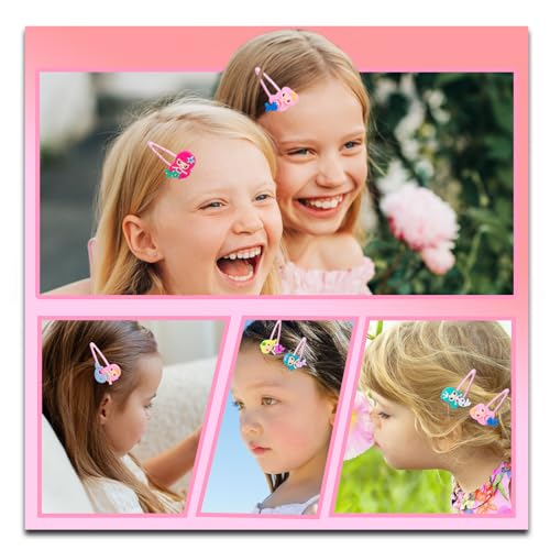 30PCS Mermaid Hair Clips for Girls Women, Mermaid Themed No Slip Snap Hair Pins Mermaid Hair Accessories Mermaid Party Favors (30pcs, Mermaid)