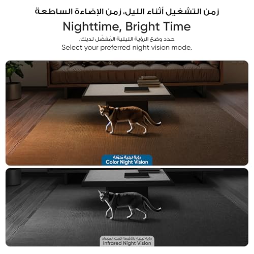 eufy Indoor Cam E30, Latest Generation, 4K UHD security camera,360 Pan-Tilt, Color Night Vision, Al Detection for Human/Pet/Audio/Crying, Human/Pet Auto Tracking, Works with Homekit