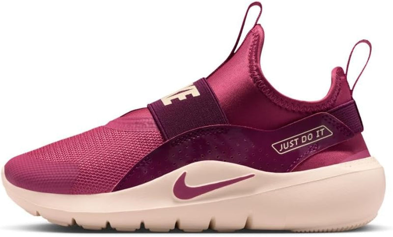 FLEX RUNNER 4 PS unisex-child Slip-On Shoes - BORDEAUX/SWEET BEET-GUAVA ICE
