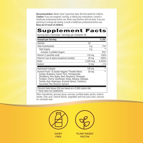 Nature's Way Alive Hair, Skin And Nail Gummy, 60 Counts