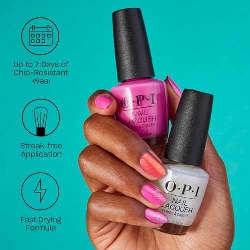 OPI Nail Lacquer, Shh...It's Top Secret!, Brown Nail Polish, Washington DC Collection, 0.5 fl oz