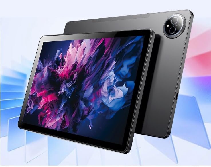 Oteeto TAB14 Pro | Android 15 & 11.0" INCELL 1280x800 Display | 12GB RAM + 512GB ROM | 5G Wi-Fi & 8000mAh Battery | Octa Core 2.0GHz | 8.0MP Front + 13.0MP Rear Camera | Include Keyboard & Mouse- Grey