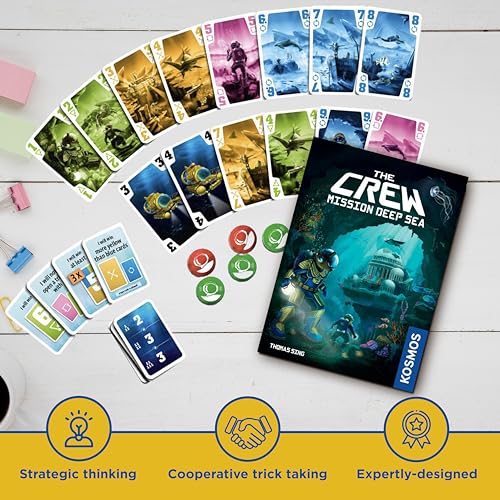 Thames & Kosmos The Crew: Mission Deep Sea - Black - One Size - 2021 - Card Game - Age 12+
