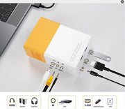 Portable Mini projectors LED Micro Projector 1080P Home Party Meeting Theater Projector, Wi-Fi